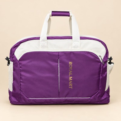 Purple  off-white colour Travel Bag